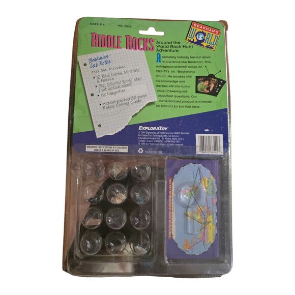 Vintage Beakmans World Riddle Rocks ExploraToy Retro 90s Science STEM - Picture 2 of 3